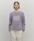 BOUCLE CLASSIC LOGO KNIT PULLOVER light purple