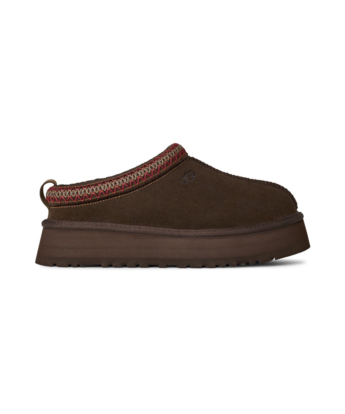 어그(UGG) [WOMEN] 배색 브레이드 플랫폼 슬리퍼 (타즈 II) - 더스티드 코코아 / 1174471-DDC