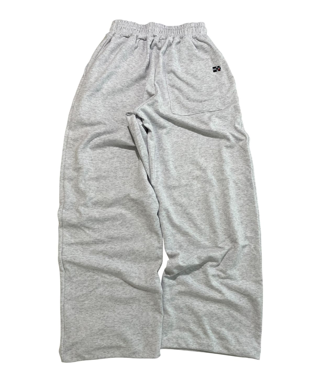 스케이터락(SK8ER ROCK) Easy Sweat Wide Pants ((white melange))