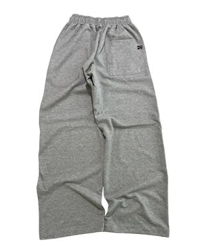 Easy Sweat Wide Pants ((melange gray))