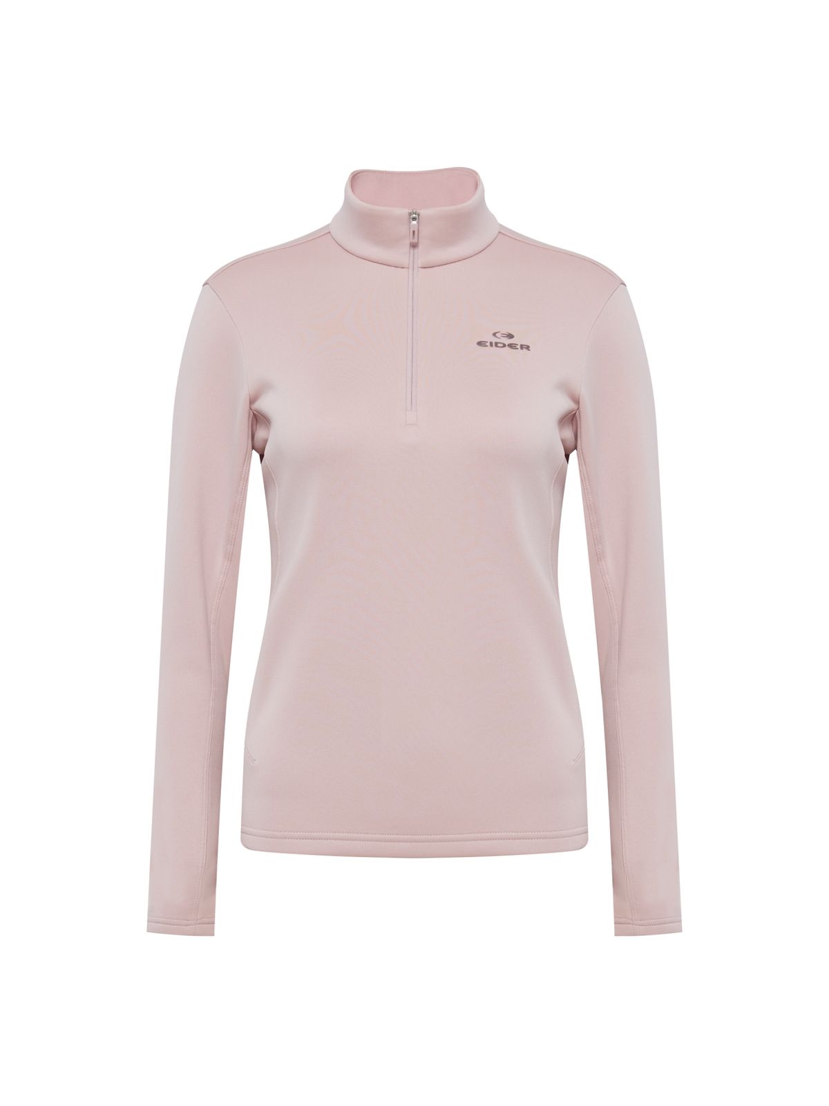 아이더(EIDER) POWER STRETCH (파워 스트레치) 여성 긴팔 짚업 티셔츠_POWDER PINK