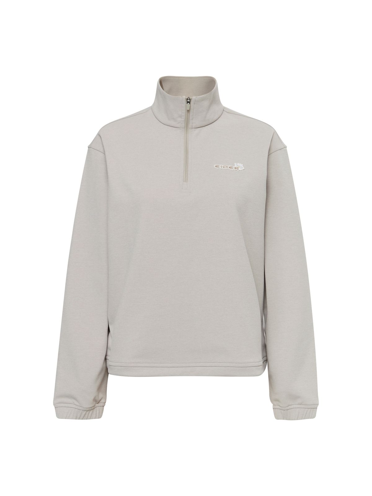 아이더(EIDER) SORONA WARM (소로나 웜) 여성 긴팔 짚업 티셔츠_Light Beige