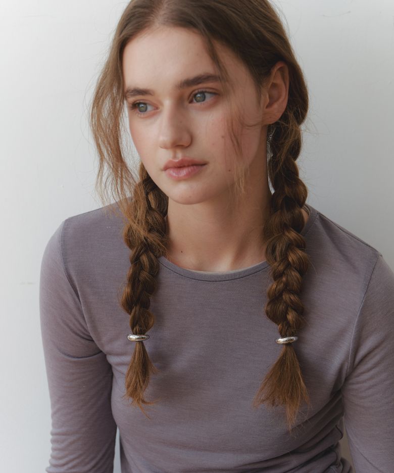 [2 pack] Melvin Hair cuff (Silver)