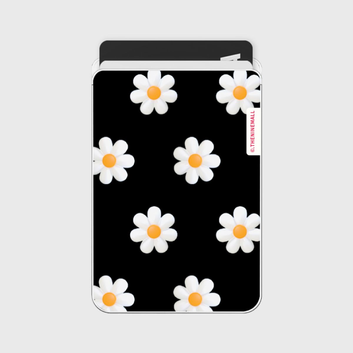 더나인몰(THE NINEMALL) marguerite flower pattern [맥세이프 투명 카드지갑]