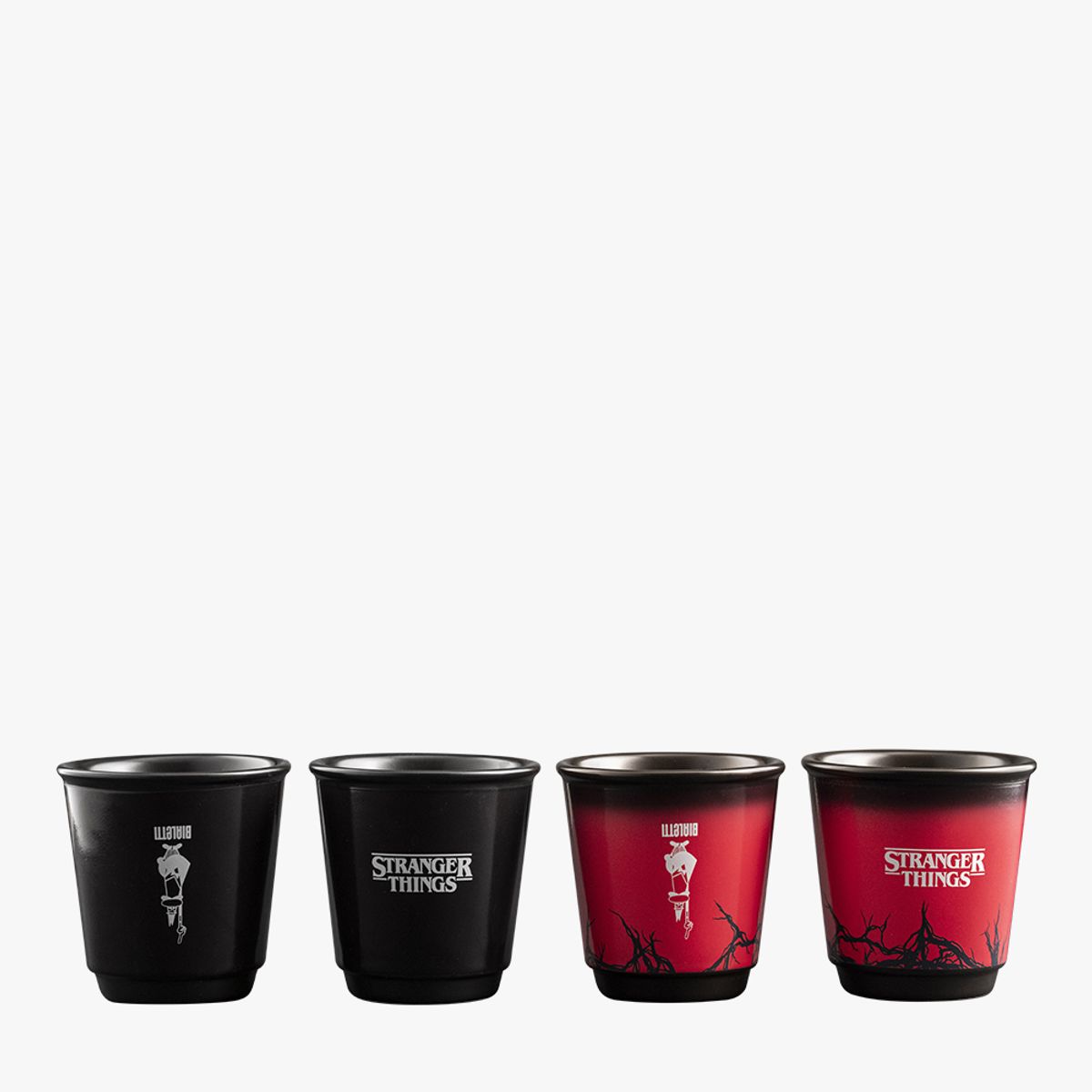 비알레띠(BIALETTI) 비알레띠 기묘한 이야기 4인조 샷잔 세트