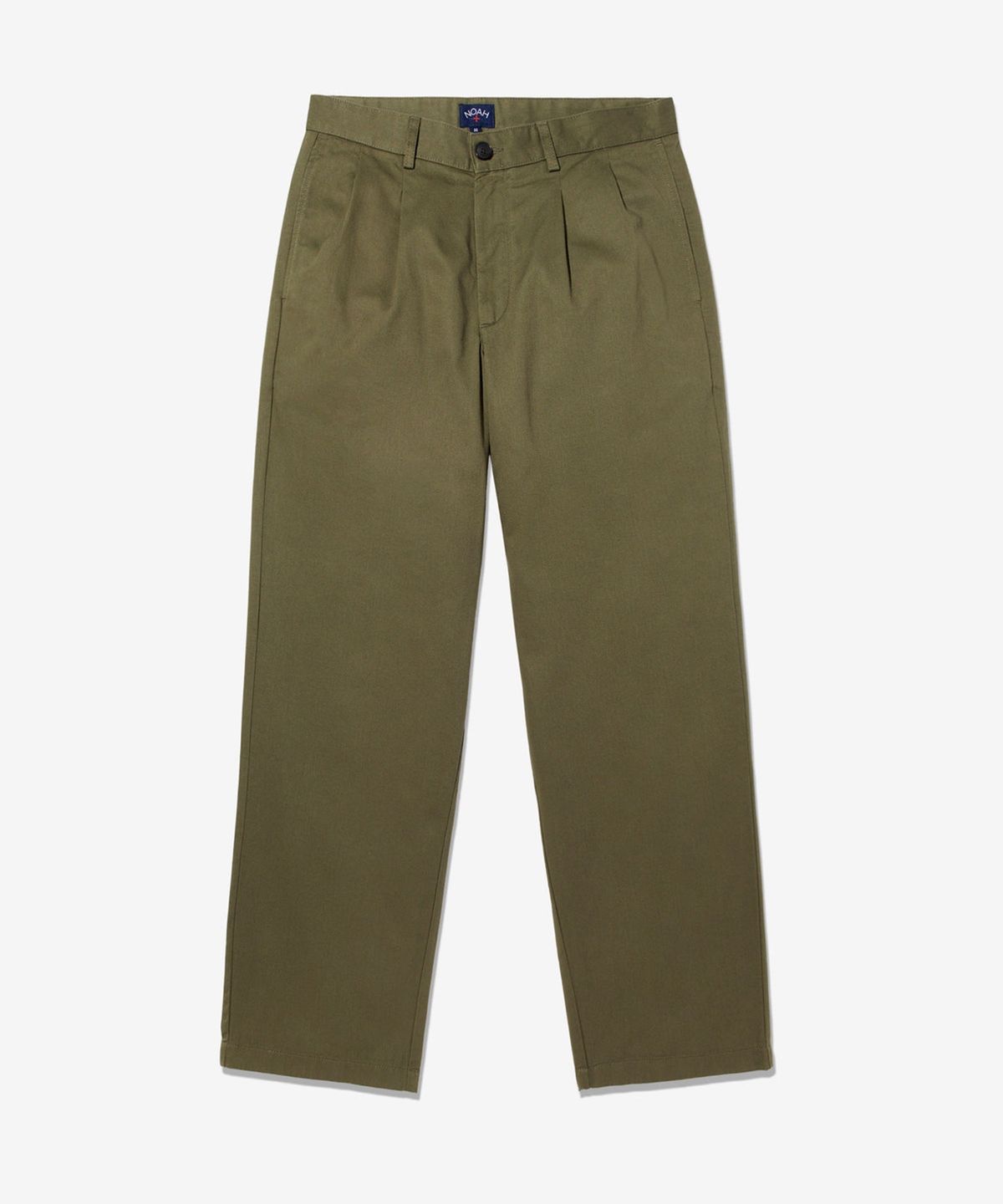 노아(NOAH) (U) 트윌 더블 플리츠 팬츠 할라피뇨 TWILL DOUBLE-PLEAT PANT JALAPENO
