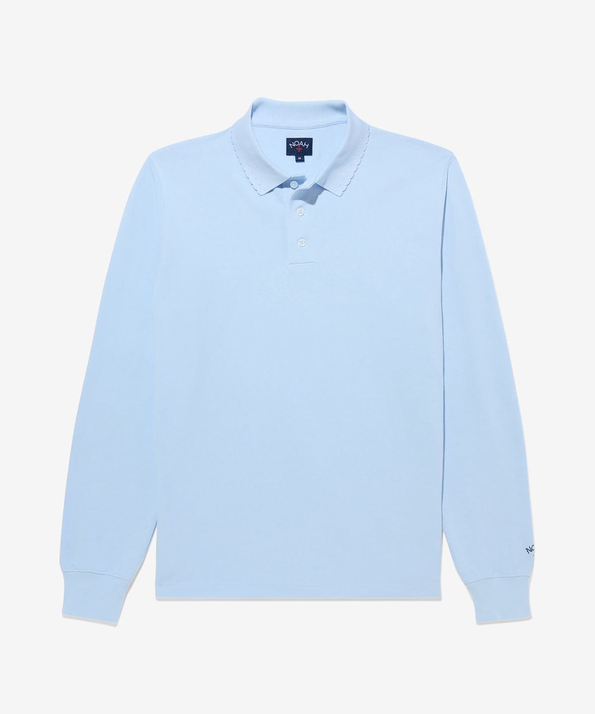 노아(NOAH) (U) 롱 슬리브 썸머 폴로 라이트 블루 LONG SLEEVE SUMMERS POLO LIGHT BLUE