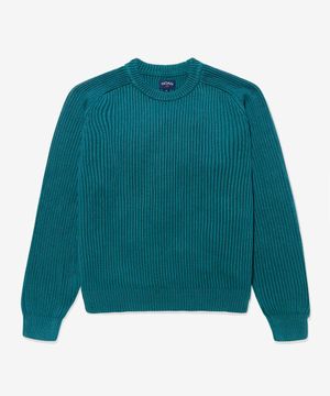 (U) 셰이커 스웨터 딥 틸 SHAKER SWEATER DEEP TEAL