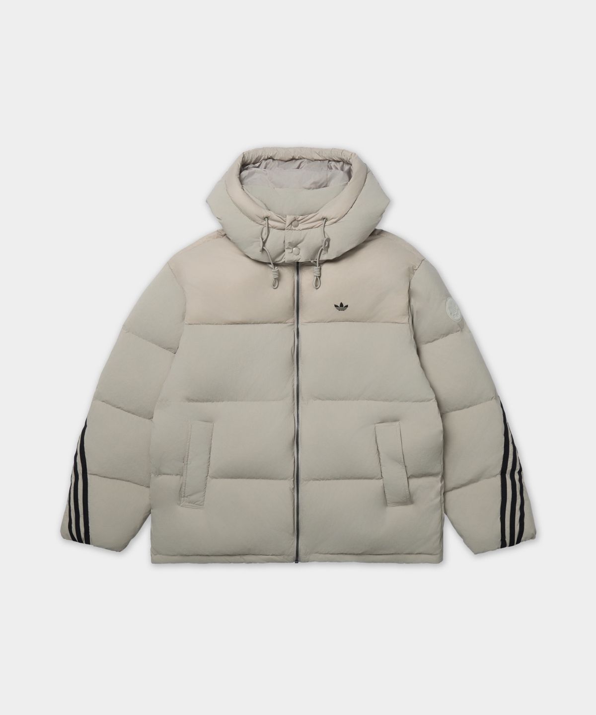아디다스(ADIDAS) 3S 퍼퍼 패딩 - 퍼티베이지 / KV2692