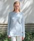 Boucle Long Sleeve Knit - Light Blue