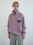 레트로 스냅 플리스 아노락 (Lavender)