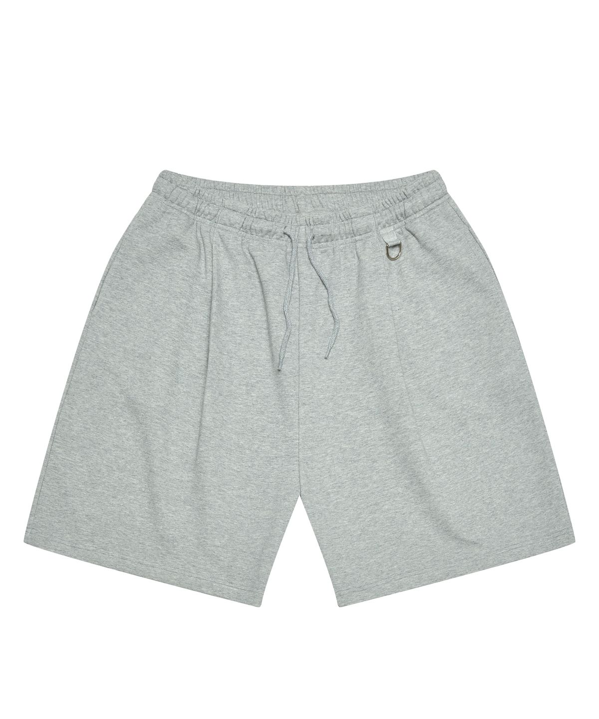 제트디 스포츠(ZD SPORTS) ZD 스탠다드 원턱 버뮤다 팬츠 [멜란지 그레이]