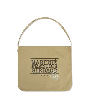 FLOWER CLASSIC LOGO ONE SHOULDER ECO BAG dark beige