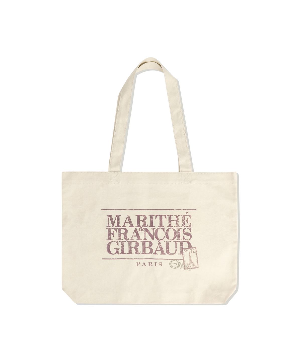 마리떼 프랑소와 저버(MARITHÉ + FRANҪOIS GIRBAUD) CLASSIC LOGO STAMP ECO BAG cream