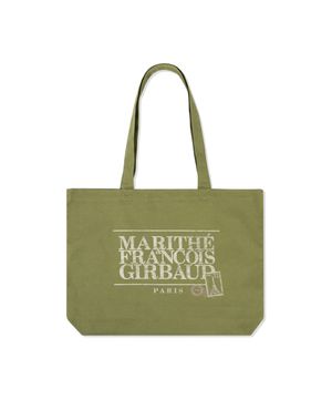 CLASSIC LOGO STAMP ECO BAG olive