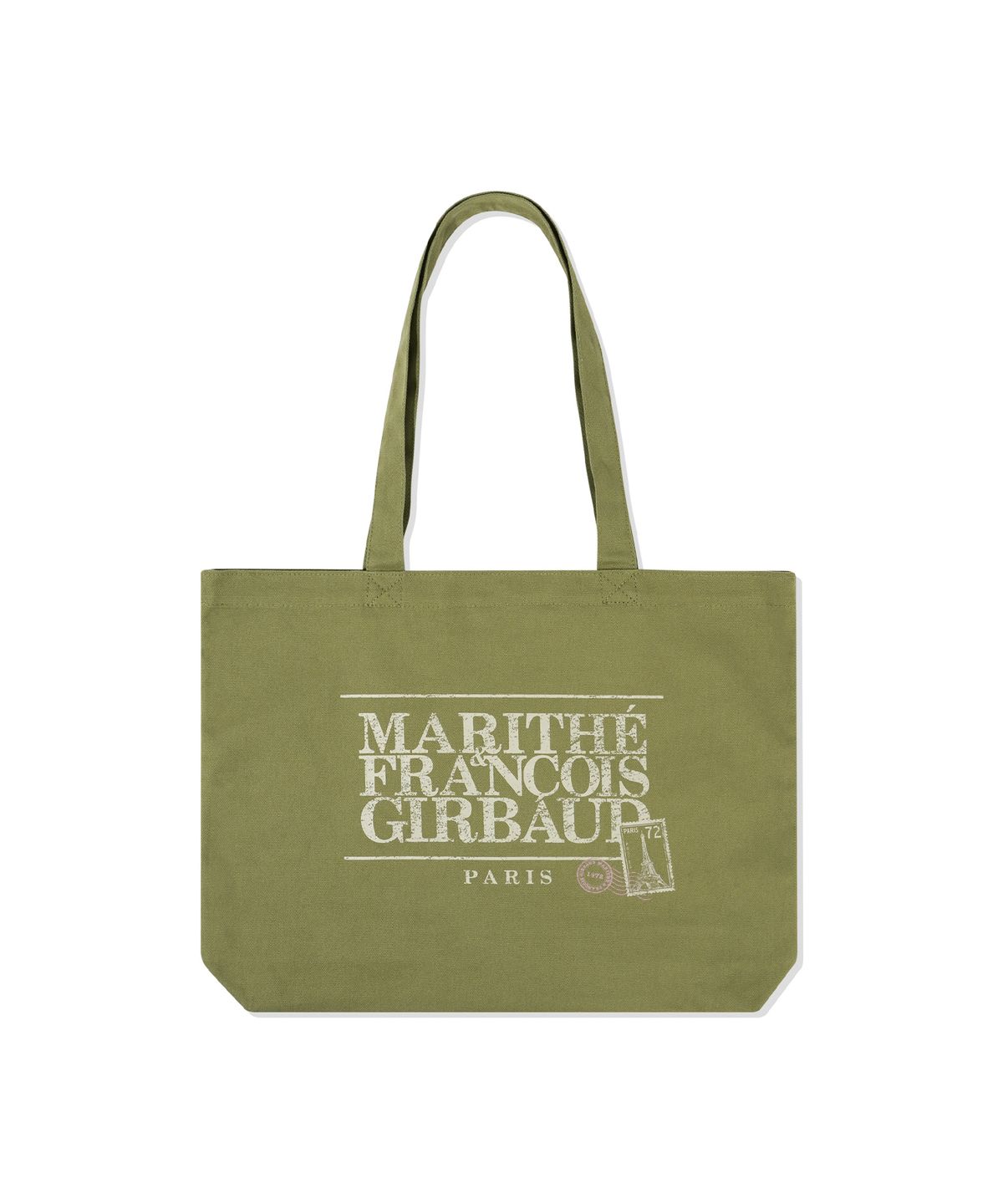 마리떼 프랑소와 저버(MARITHÉ + FRANҪOIS GIRBAUD) CLASSIC LOGO STAMP ECO BAG olive