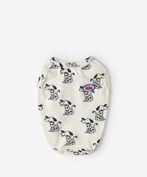 달마시안 강아지 민소매 강아지옷