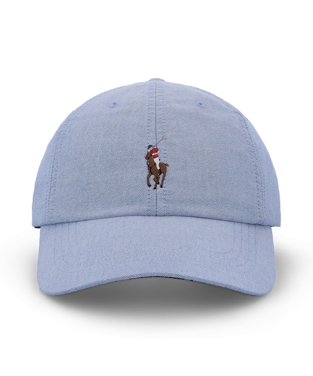 폴로 랄프 로렌(POLO RALPH LAUREN) 옥스포드 볼 캡-블루