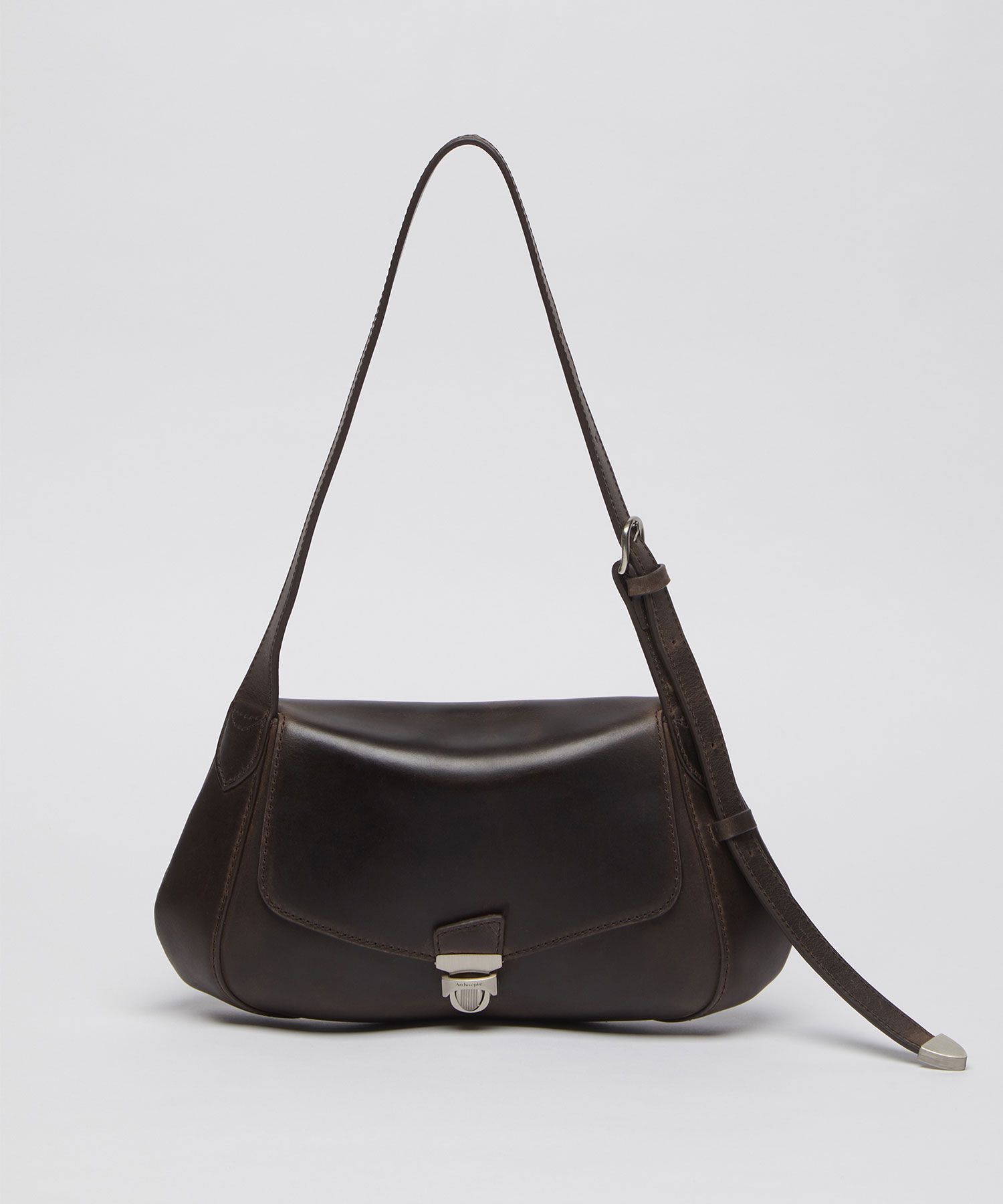 MUSINSA | Archivépke Lock shoulder bag(Dust cottage)_OVBAX25225OLB