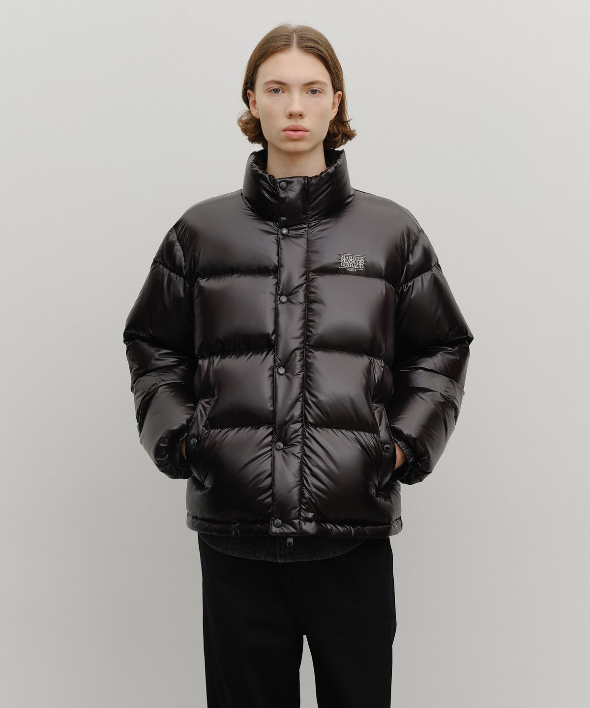 마리떼 프랑소와 저버(MARITHÉ + FRANҪOIS GIRBAUD) GLOSSY DOWN JACKET black