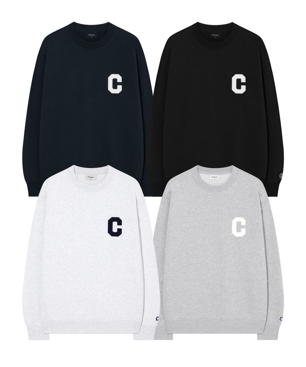 커버낫(COVERNAT) C 로고 맨투맨 (4color)