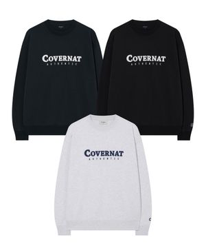 어센틱 로고 맨투맨 (3color)