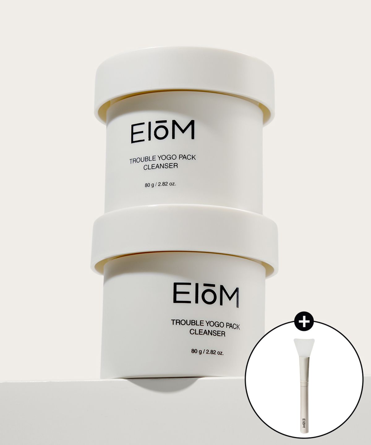 이옴(EIOM) 트러블 요거팩 클렌저 80g x 2개(+Gift_스파츌라 증정)
