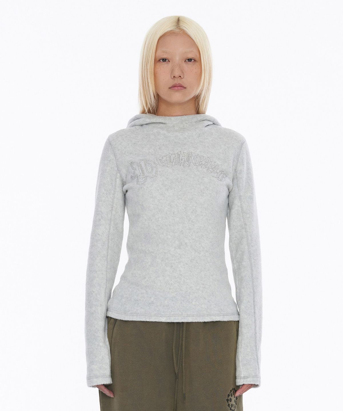 웰빙익스프레스(WELLBEING EXPRESS) Fleece Sports Hoodie Grey