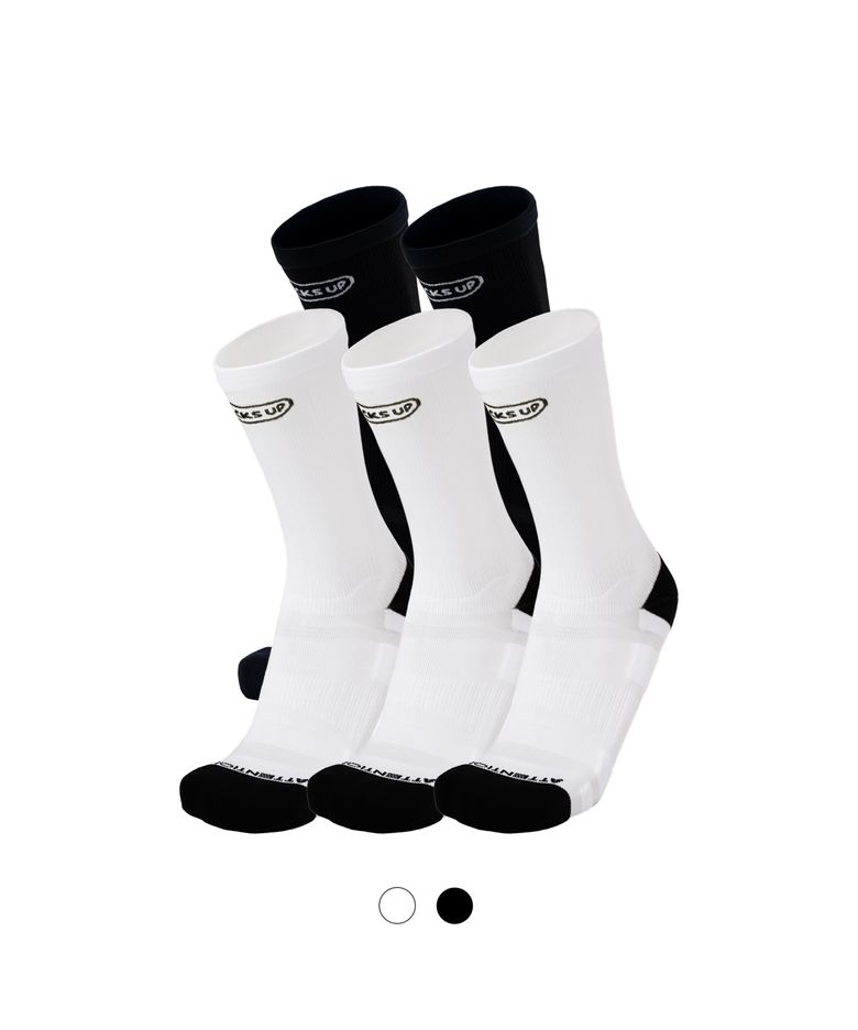 어텐션 드라이 러닝 크루삭스 PRO 5PACK