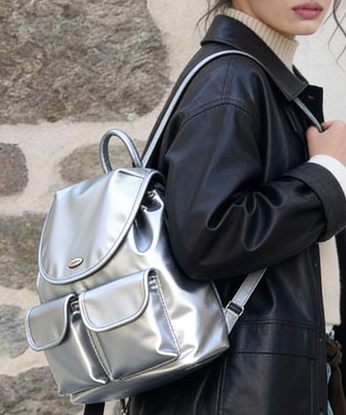 마틴콕스(MATINCOX) Cozy Backpack-Silver