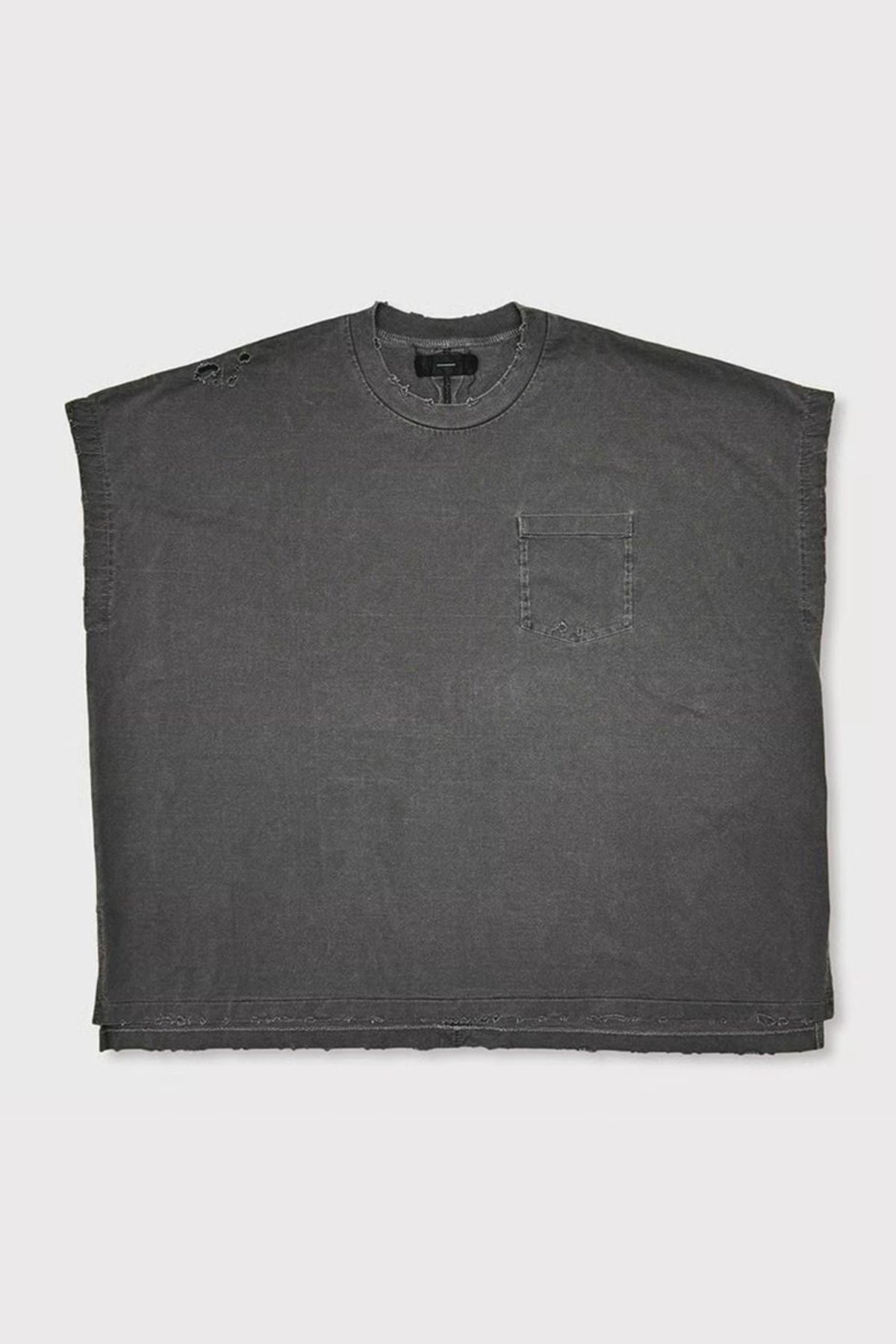 마이너스(MINUS) Pocket TunicWith Damaged(AGED BLACK)