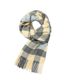 체크 우븐 머플러 옐로우