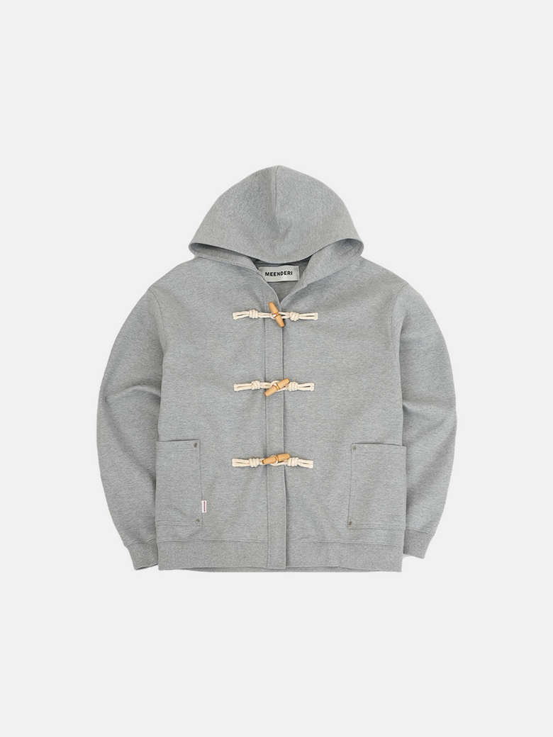 [UNISEX] BIG POCKET DUFFLE JACKET - GREY