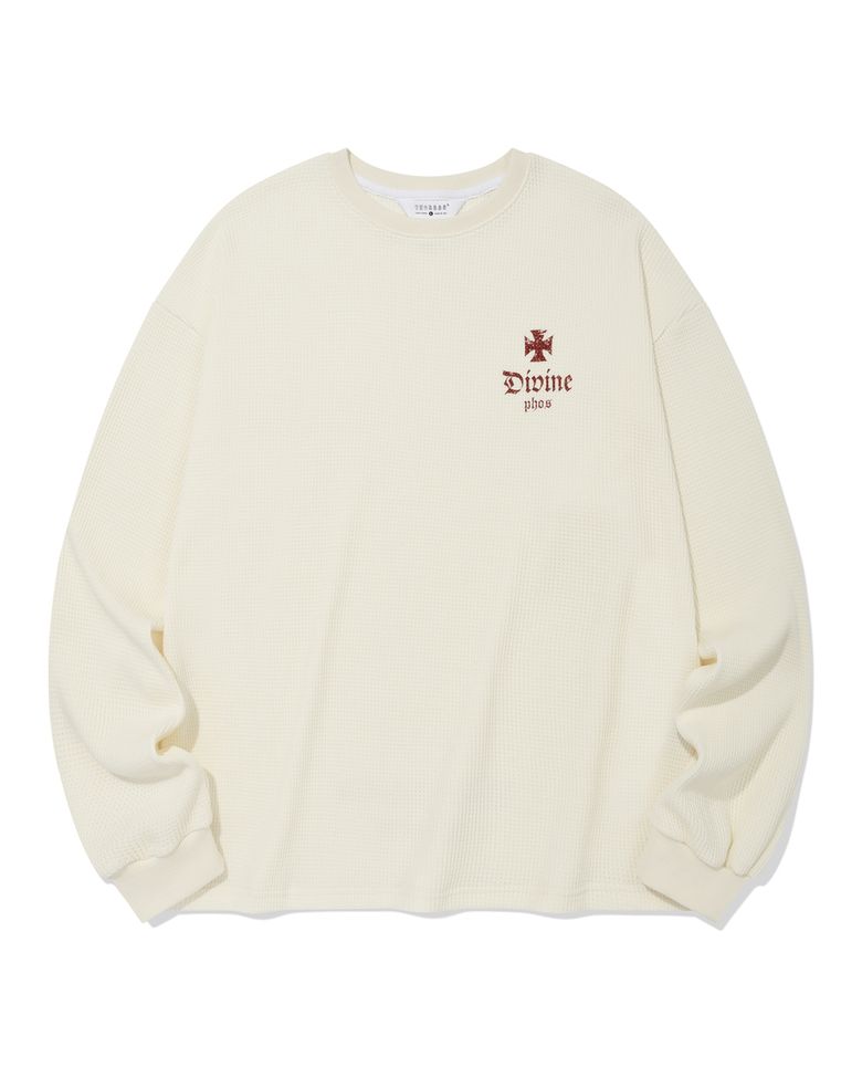 Divine Waffle Long Sleeved/Cream