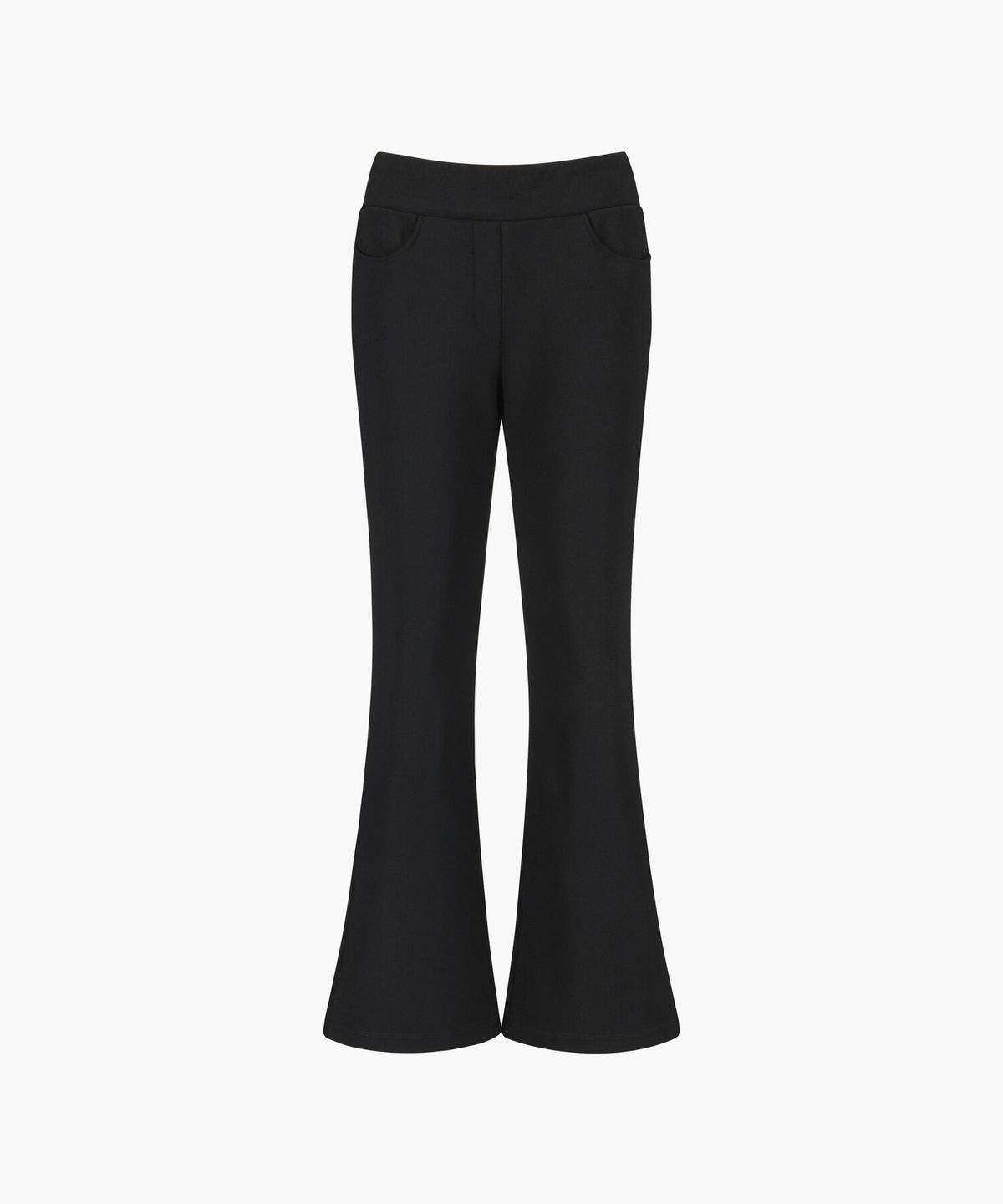 르꼬끄 골프(LECOQ GOLF) 여성 에센셜 기모 부츠컷 팬츠 _BLCK GQ422LPTO9