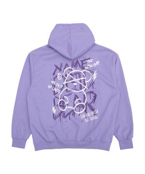 그래피티 베어 후드 (퍼플)