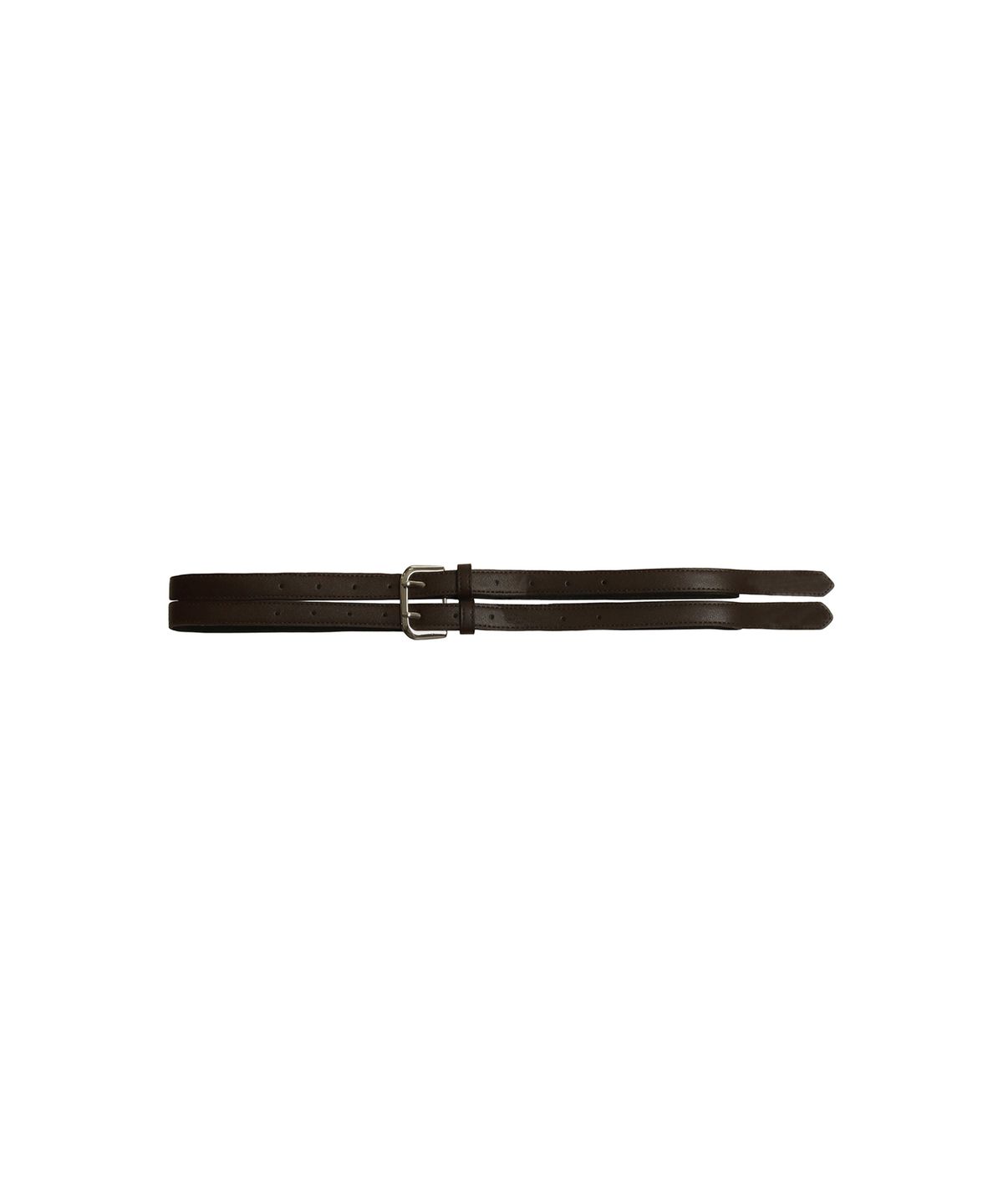 힐리오트(HEALIOTE) DOUBLE LAYERED BELT_BROWN