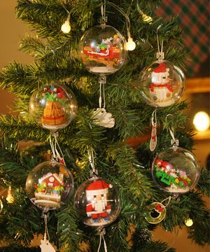 크리스마스 오너먼트볼 나노 블록