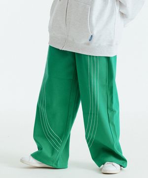 커브 스티치  스트링 팬츠 (그린)