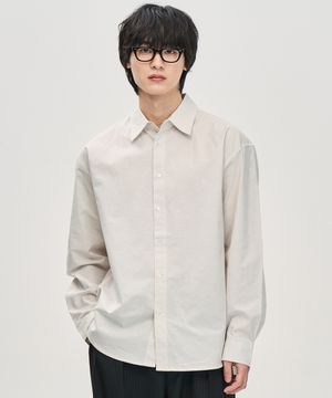 컴포트 섀도우 스트라이프 셔츠 (IVORY)