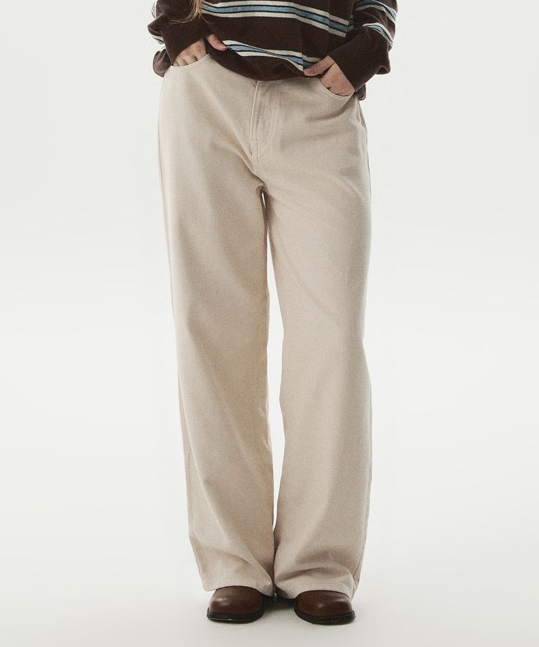 Cotton Twill Easy Pants (F) / WHTAG4921F