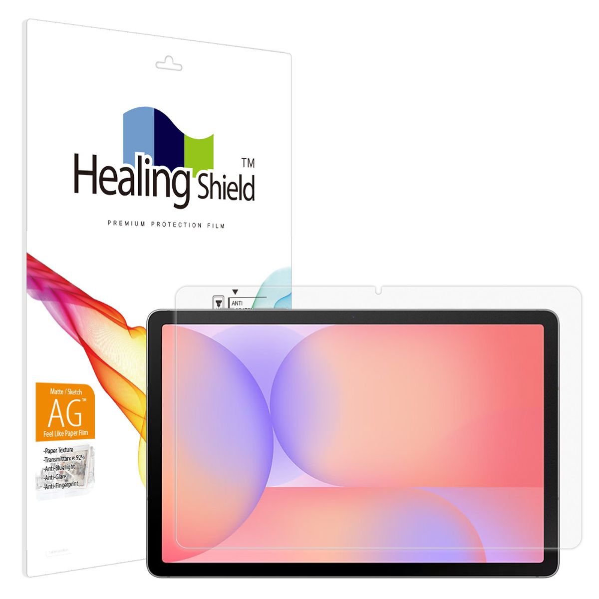 힐링쉴드(HEALINGSHIELD) 갤럭시탭S10 라이트 항균 종이질감 블루라이트차단 액정보호필름