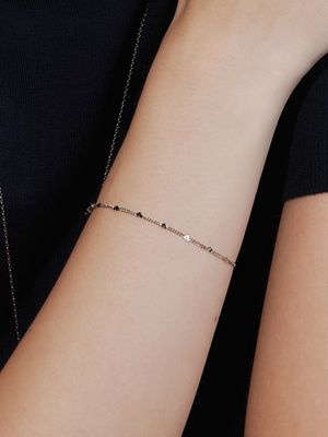 heart chain bracelet