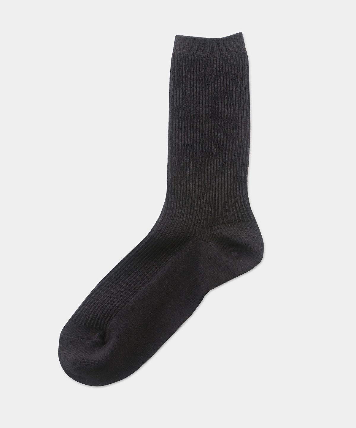 삭스더랭귀지(SOCKS THE LANGUAGE) 마일드 골지 양말(블랙)