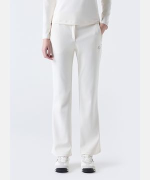 우먼스 본딩 세미 부츠컷 팬츠 아이보리 SQ322SPT91