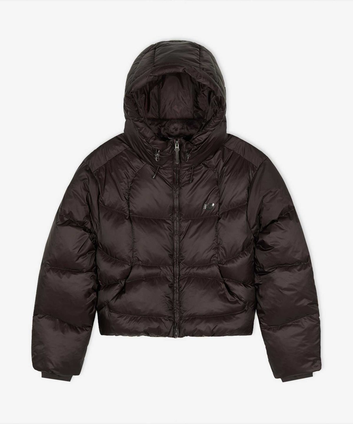 뉴발란스(NEW BALANCE) NBNPF4W072 / WOMEN 플라잉 후드형 숏다운 (BROWN)