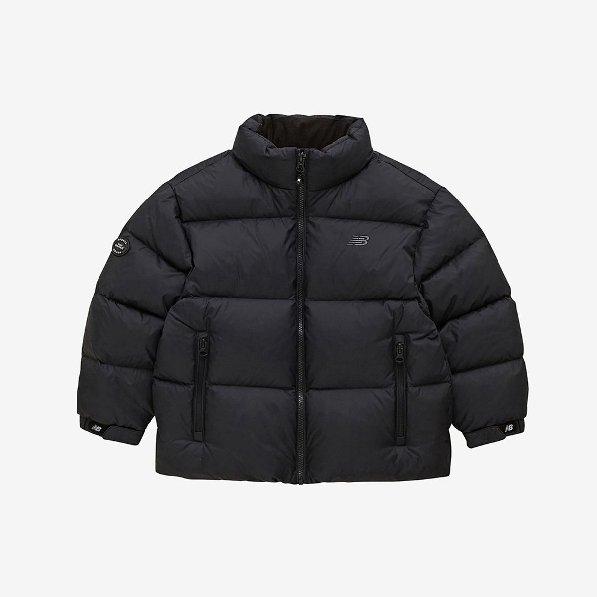 뉴발란스 키즈(NEWBALANCEKIDS) ESSENTIAL_에센셜 숏다운 아동 패딩 (덕) NK9PF4101U19