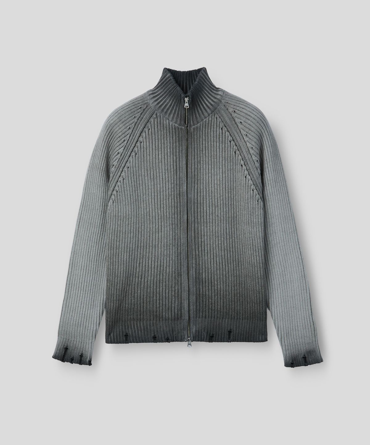 엠엠아이씨(MMIC) MUSK ZIP-UP KNIT (BLACK)