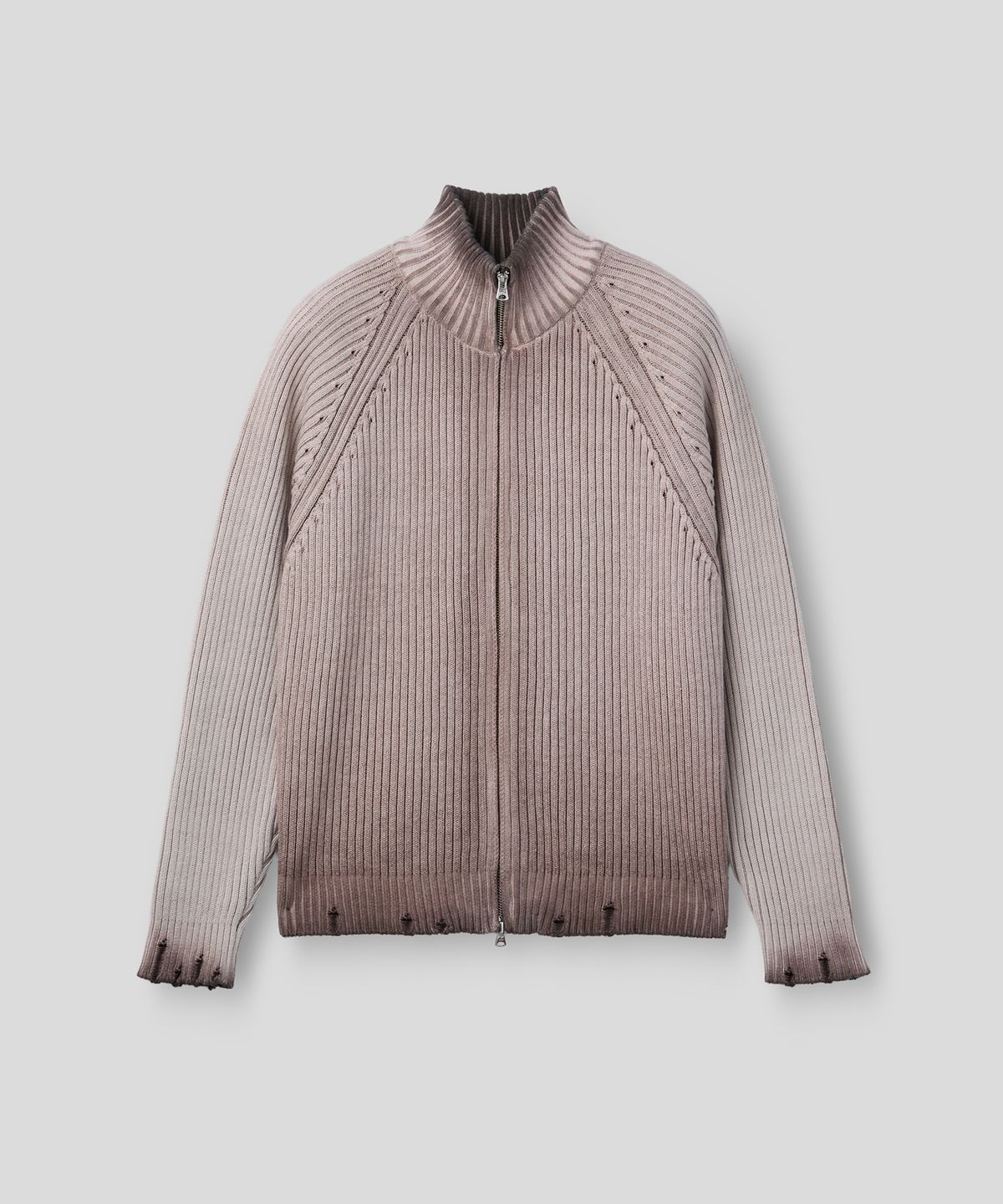 엠엠아이씨(MMIC) MUSK ZIP-UP KNIT (BROWN)