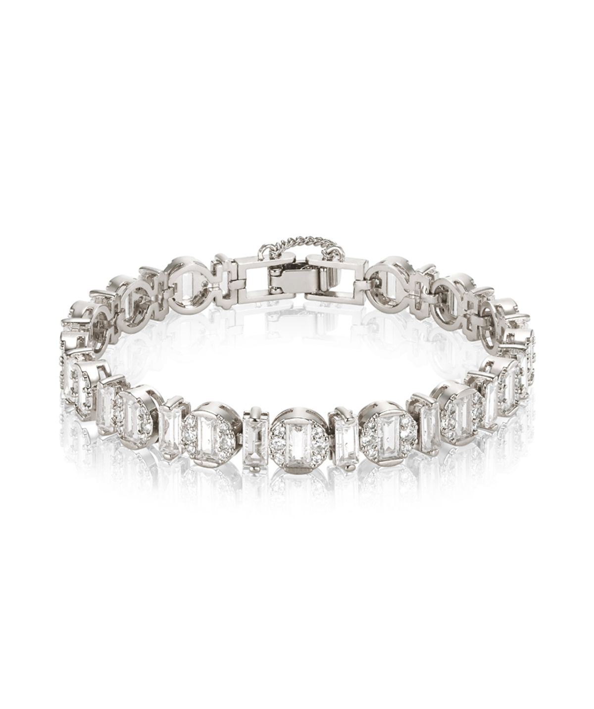 가이거주얼리(GEIGERJEWELRY) 글로시 화이트 스톤 팔찌 GIBRBB001